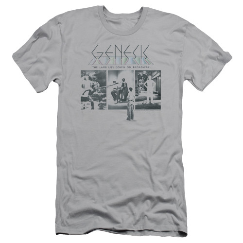 Genesis The Lamb Down On Broadway Adult 30/1 T-Shirt Silver