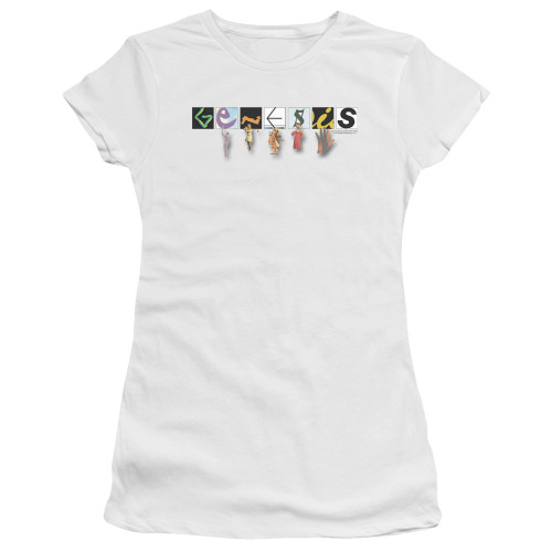 Genesis New Logo Junior Women's Sheer T-Shirt White
