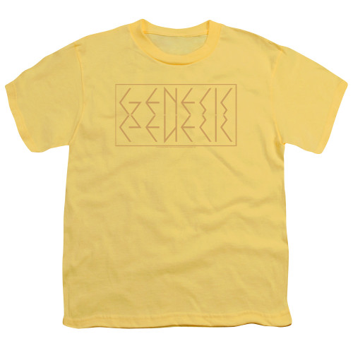 Genesis Mirror Logo Youth T-Shirt Yellow