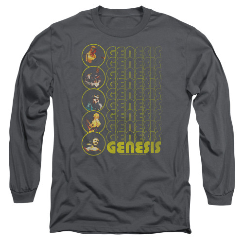 Genesis The Carpet Crawlers Adut Long Sleeve T-Shirt Charcoal