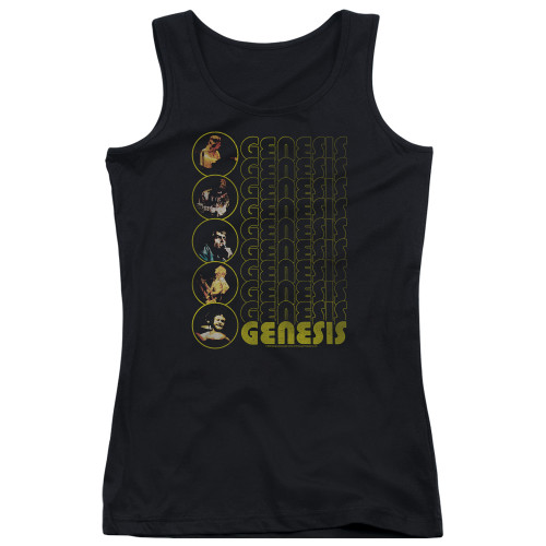 Genesis The Carpet Crawlers Junior Women's Tank Top T-Shirt Black