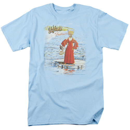 Genesis Large Foxtrot Adult 18/1 T-Shirt Light Blue