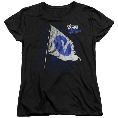 The Vamps Flag S/S Women's T-Shirt Black