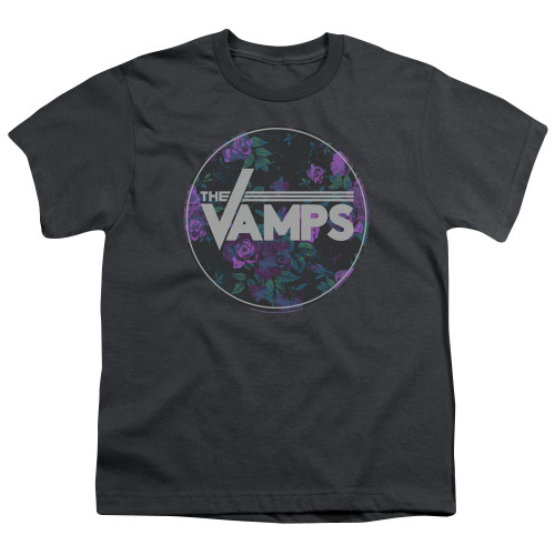 The Vamps Floral Vamps S/S Youth 18/1 T-Shirt Charcoal