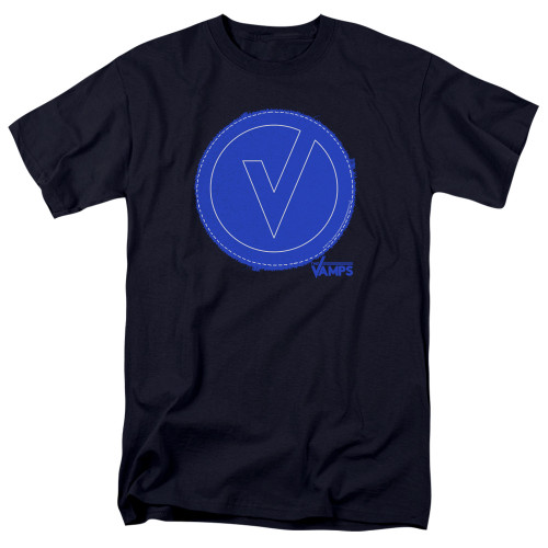 The Vamps Frayed Patch S/S Adult 18/1 T-Shirt Navy