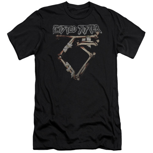 Twisted Sister Bone Logo S/S Adult 30/1 T-Shirt Black