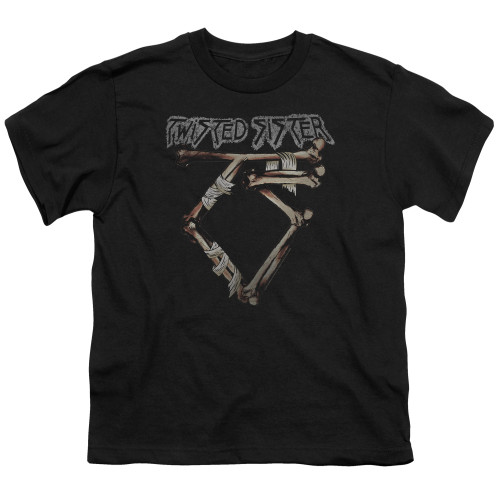Twisted Sister Bone Logo S/S Youth 18/1 T-Shirt Black