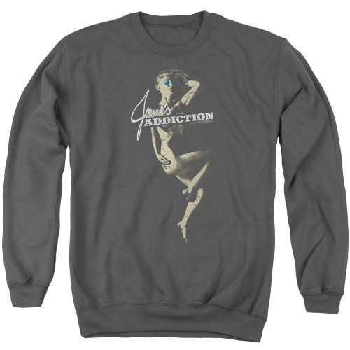 Jane's Addiction Inside Escape Adult Crewneck Sweatshirt Charcoal