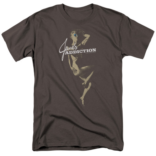 Jane's Addiction Inside Escape Adult 18/1 T-Shirt Charcoal