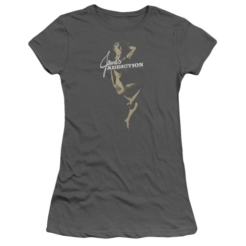 Jane's Addiction Inside Escape Junior Women's Sheer T-Shirt Charcoal