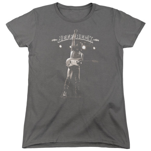 Jeff Beck Guitar God Women's T-Shirt Charcoal