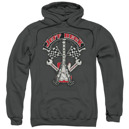 Jeff Beck Beckabilly Guitar Adult Pullover Hoodie Sweatshirt Charcoal
