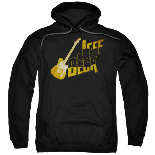 Jeff Beck That Yellow Guitar Adult Pullover Hoodie Sweatshirt Black