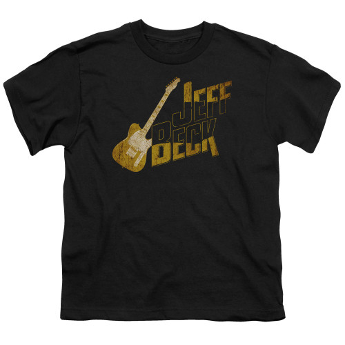 Jeff Beck That Yellow Guitar Youth T-Shirt Black