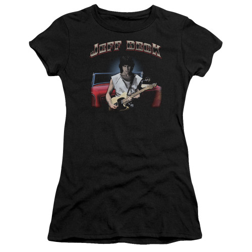 Jeff Beck Jeff's Hotrod Junior Women's Sheer T-Shirt Black