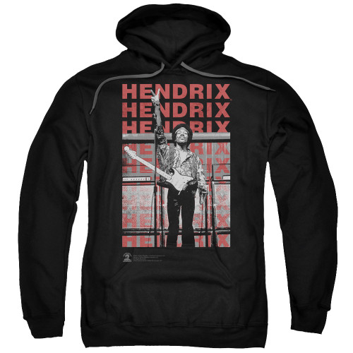 Jimi Hendrix Give It All Adult Pullover Hoodie Sweatshirt Black