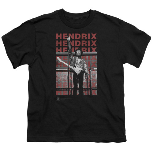 Jimi Hendrix Give It All Youth T-Shirt Black