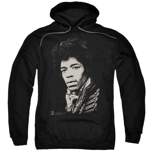 Jimi Hendrix Classic Jimi Adult Pullover Hoodie Sweatshirt Black
