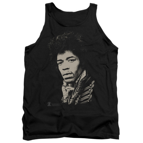 Jimi Hendrix Classic Jimi Adult Tank Top T-Shirt Black