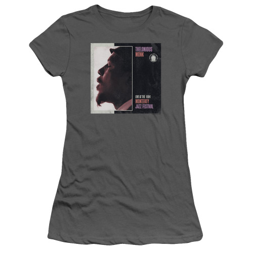Thelonious Monk Monterey S/S Junior Women's T-Shirt Sheer Charcoal