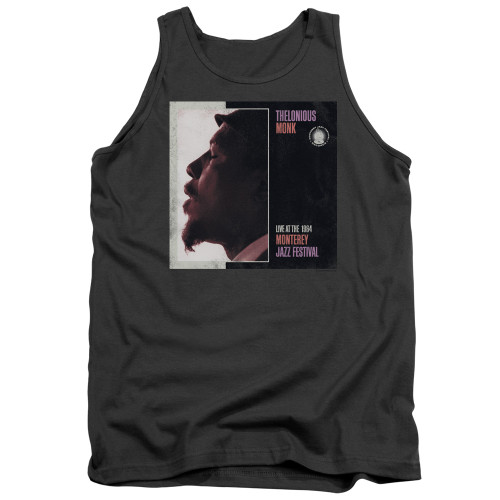 Thelonious Monk Monterey Adult Tank Top Charcoal