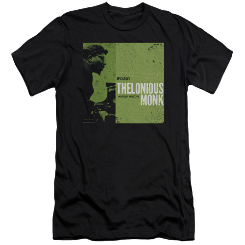 Thelonious Monk Work Premium Canvas Adult Slim Fit 30/1 T-Shirt Black