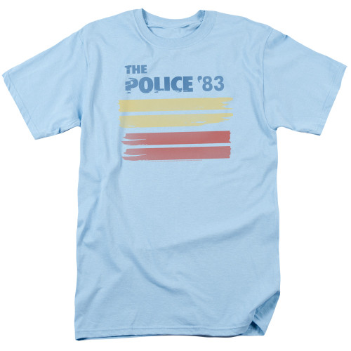 The Police 83 S/S Adult 18/1 T-Shirt Light Blue