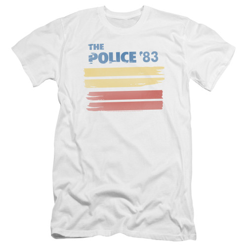 The Police 83 Premium S/S Adult 30/1 T-Shirt White