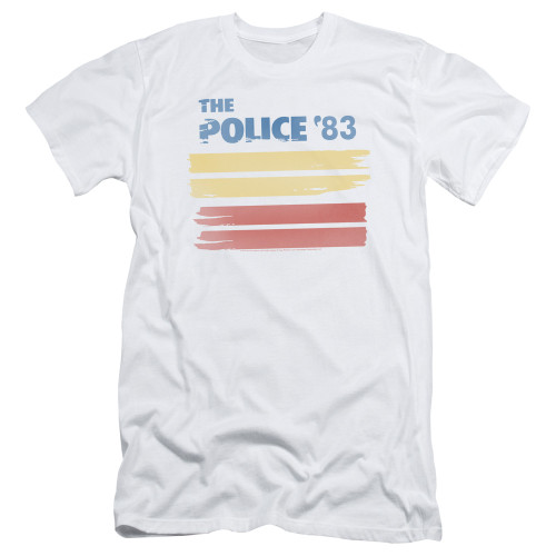 The Police 83 S/S Adult 30/1 T-Shirt White