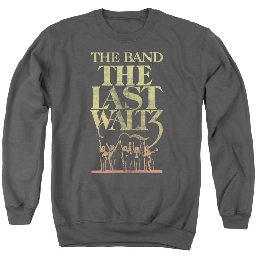 The Band The Last Waltz Adult Crewneck Sweatshirt Charcoal