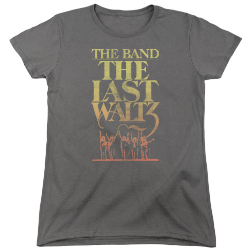 The Band The Last Waltz S/S Women's T-Shirt Charcoal