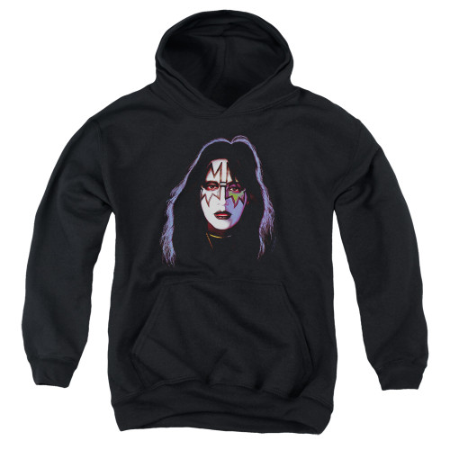 Kiss Ace Frehley Cover Youth Pullover Hoodie Sweatshirt Black