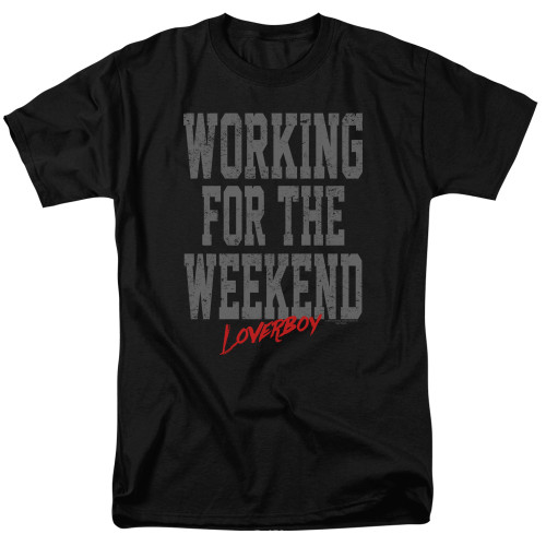Loverboy Working Adult 18/1 T-Shirt Black