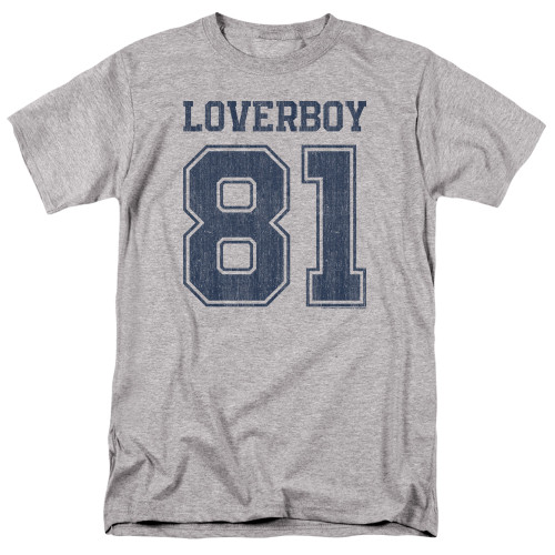 Loverboy 1981 Adult 18/1 T-Shirt Athletic Heather