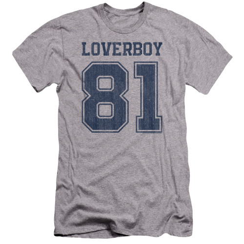 Loverboy 1981 Premium Adult 30/1 T-Shirt Athletic Heather