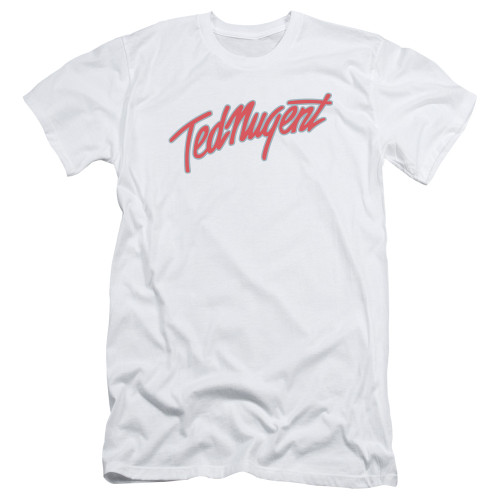 Ted Nugent Clean Logo S/S Adult 30/1 T-Shirt White