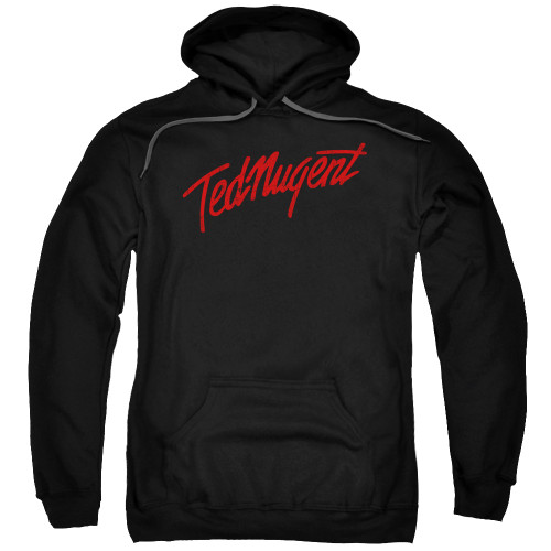 Ted Nugent Distressed Logo Adult Pullover Hoodie Sweatshirt Black