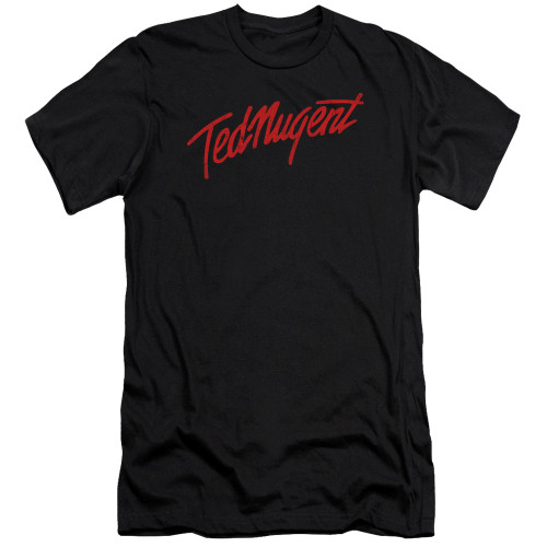 Ted Nugent Distressed Logo S/S Adult 30/1 T-Shirt Black
