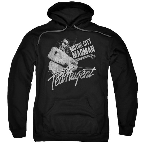 Ted Nugent Madman Adult Pullover Hoodie Sweatshirt Black