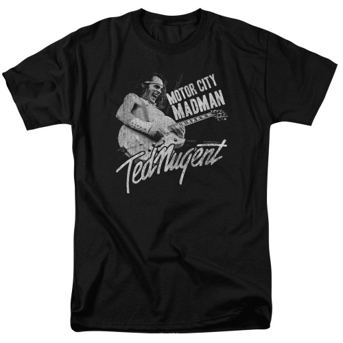 Ted Nugent Madman S/S Adult 18/1 T-Shirt Black