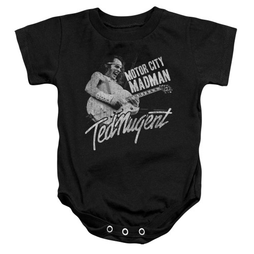 Ted Nugent Madman Infant Baby Snapsuit Romper Black