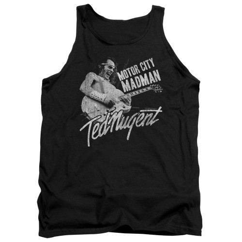 Ted Nugent Madman Adult Tank Top Black