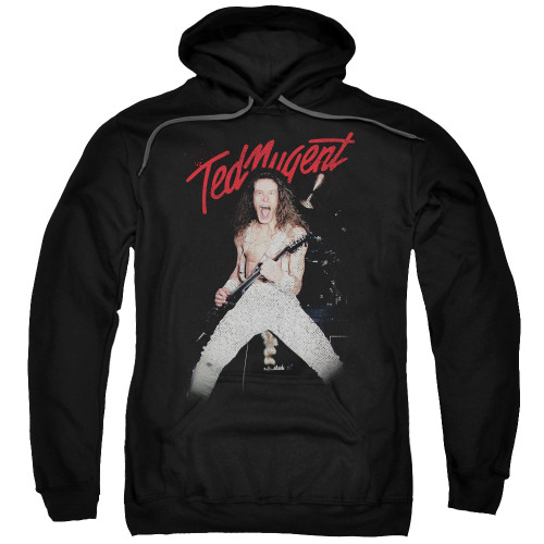 Ted Nugent Rockin Adult Pullover Hoodie Sweatshirt Black