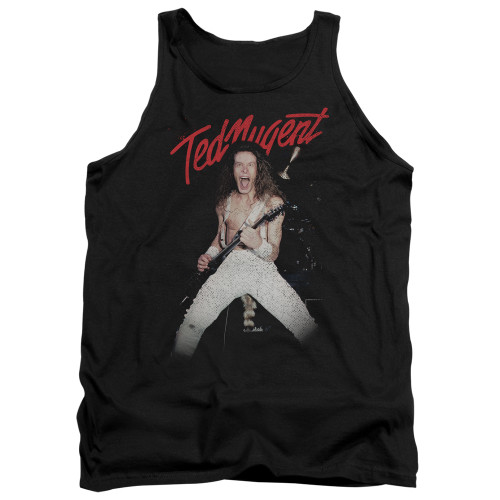 Ted Nugent Rockin Adult Tank Top Black