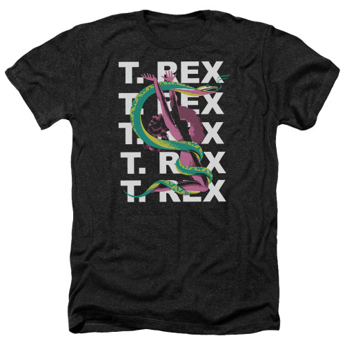 T. Rex Snake Adult Heather T-Shirt Black