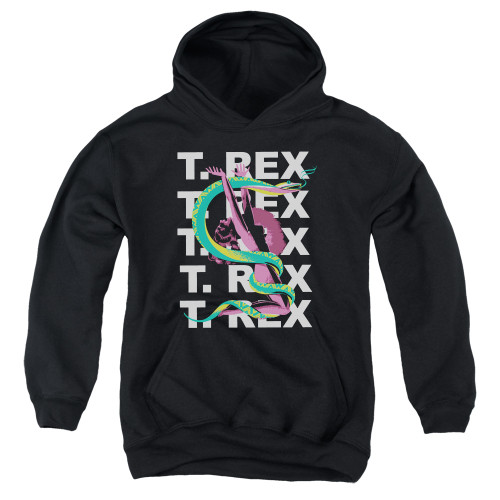 T. Rex Snake Youth Pullover Hoodie Sweatshirt Black