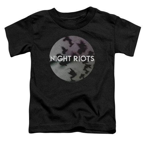 Night Riots Flock Toddler T-Shirt Black