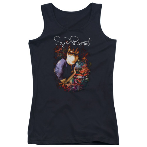 Syd Barrett Pink Floyd Madcap Syd Junior Women's Tank Top Black
