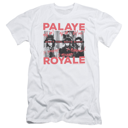 Palaye Royale Oh No Adult 30/1 T-Shirt White