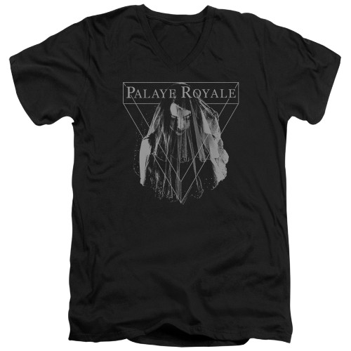 Palaye Royale Veil Adult V-Neck T-Shirt Black